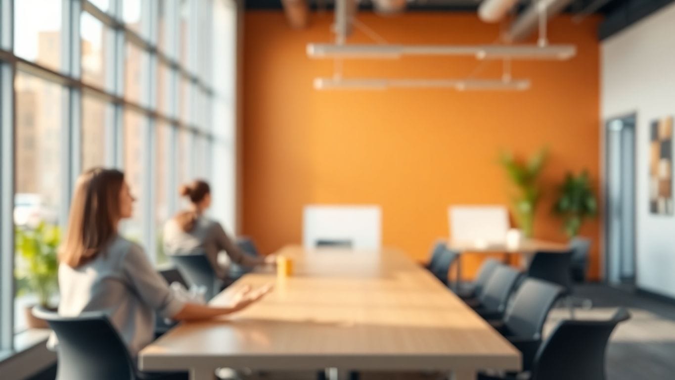 Abstract paths representing leadership styles in teamwork.