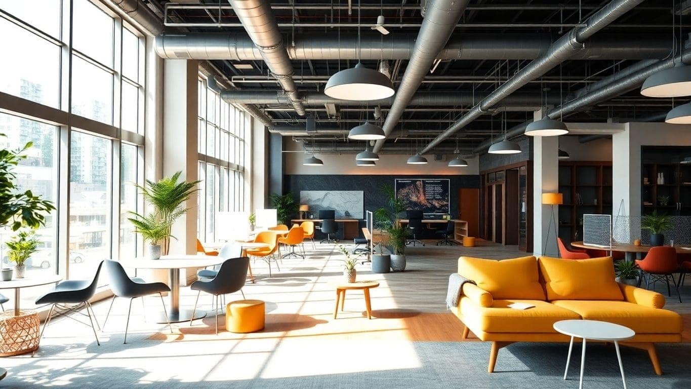Modern office space illustrating high-growth company dynamics.
