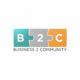 Logo with three interlocking puzzle pieces—teal "B", gray "2", and orange "C"—symbolizing connection in social media. Below, "BUSINESS 2 COMMUNITY" appears in gray capitals on a white background, reflecting the future of social media collaboration.