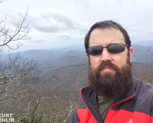 Kurt Uhlir - Top of Blood Mountain on the Appalachian Trail