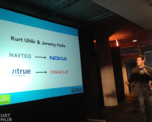 Kurt Uhlir presenting Sideqik (originally Buzztastic) at Mithril Capital with Flashpoint