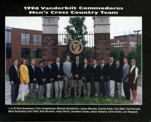 Kurt Uhlir - 1996 Vanderbilt Men's Cross Country Team
