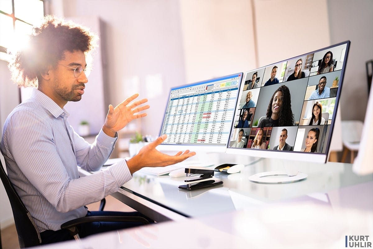 fully remote corporate meeting